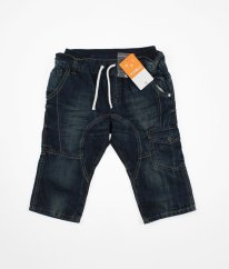 Modré riflové dlouhé kraťasy PUSBLU