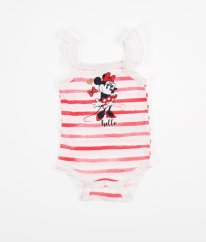 Bíločervené proužkované body DISNEY
