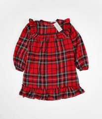 Červené kárované šaty GEORGE