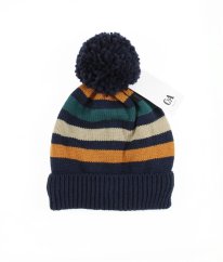 Modrá čiapka s pruhmi C&A