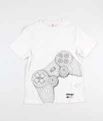 Biele tričko s obrázkom H&M