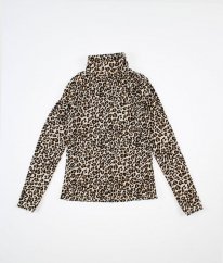 Béžové triko s leopardím vzorem GEORGE