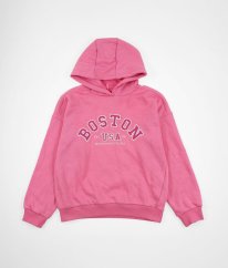 Růžová silnější mikina GEORGE