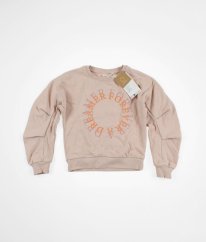 Starorůžová silnější mikina z biobavlny NAME IT