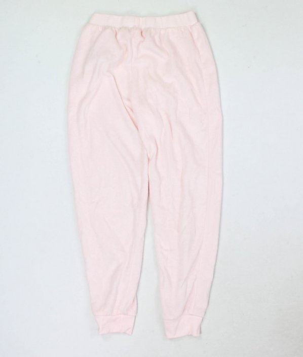Růžové plyšové pyžamové kalhoty F&F