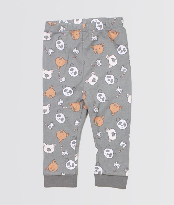 Šedé pyžamové kalhoty s medvídky NUTMEG