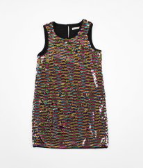 Barevné flitrové šaty se spodničkou MARKS & SPENCER