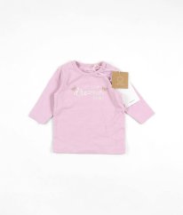 Růžové triko z biobavlny NAME IT