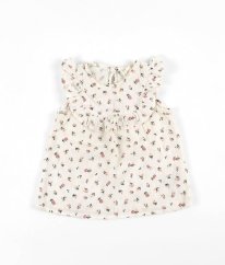 Krémová květovaná tunika H&M