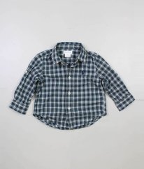 Modrobílá kostičkovaná košile RALPH LAUREN