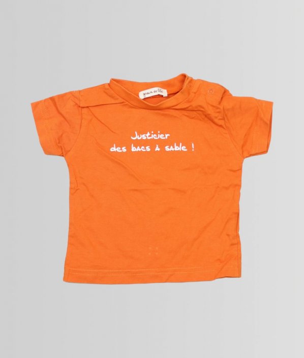 Oranžové tričko GRAIN DE BLÉ