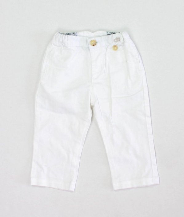 Bílé plátěné kalhoty ORIGINAL MARINES