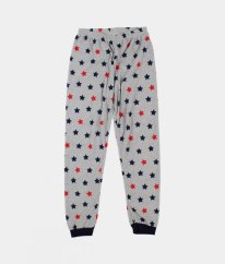 Šedé fleece pyžamové nohavice s hviezdami PRIMARK