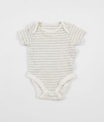 Bílošedé proužkované body F&F