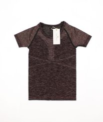 Ružovošvestkové športové tričko THE NEW