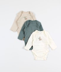 Súprava 3 ks béžového, smotanového a šedého body C&A