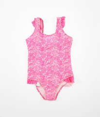 Růžové plavky s ptáčky