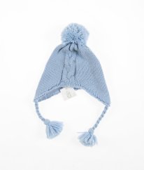 Modrá čepice s bambulí OVS