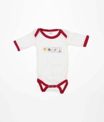 Bílé body s obrázkem TEDDY & SENSINO