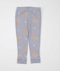 Modré pyžamové kalhoty s květy NUTMEG