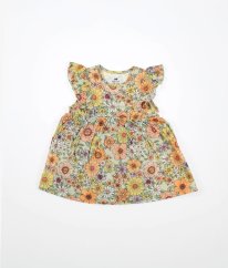 Květované bodynkové šaty H&M