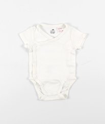 Bílé zavinovací body z biobavlny H&M