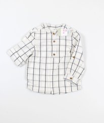 Bílá kostkovaná košile PRIMARK