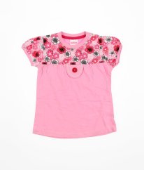 Růžová halenka s květy FLOWER POWER