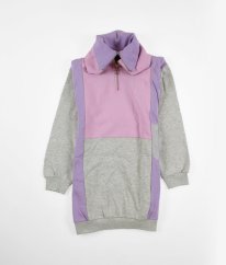 Ružovošedá silnejšia mikina RIVER ISLAND