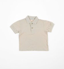 Béžové piké polo tričko