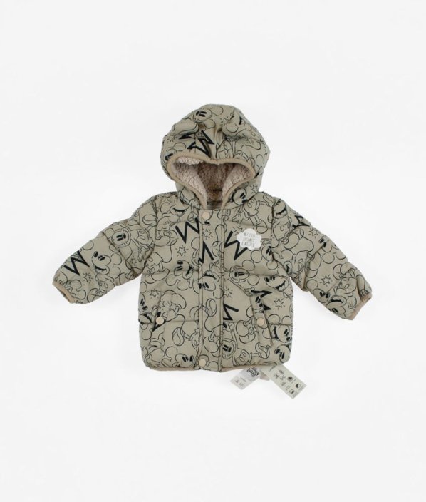 Béžová zimná bunda DISNEY