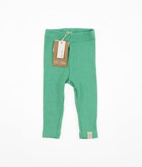 Zelené žebrované legíny PETIT PIAO