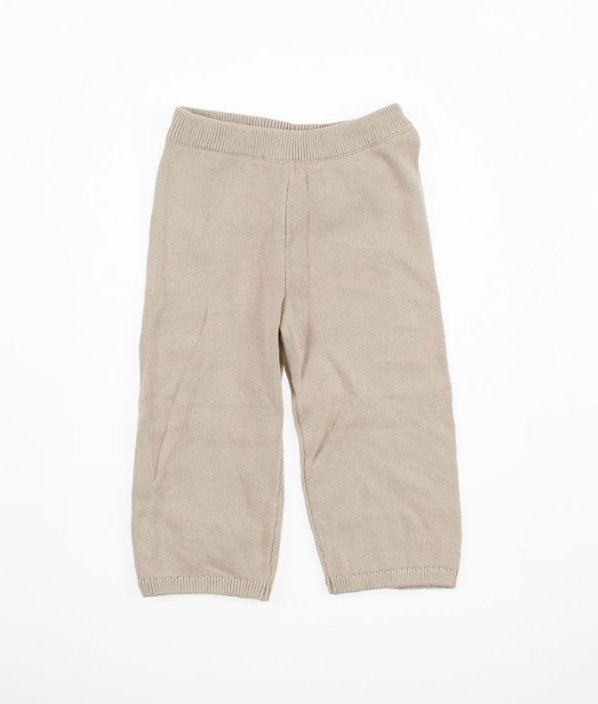 Béžové svetrové kalhoty H&M