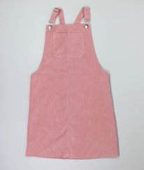 Růžová manšestrová šatová sukně MATALAN