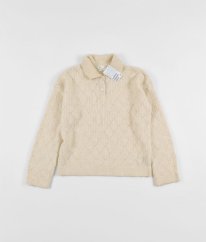 Krémový svetr s vlnou H&M