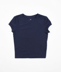 Tmavě modré tričko/halenka H&M