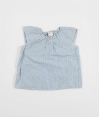 Modrá prúžkovaná tunika s trblietkou H&M