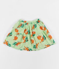 Zelená sukně s ptáčky H&M