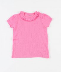 Růžové úpletové tričko NUTMEG