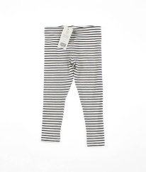 Bílé proužkované legíny F&F