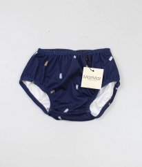 Modré UV plavkové kalhotky s obdélníčky MARMAR COPENHAGEN