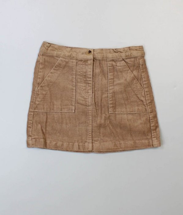 Béžová manšestrová sukně H&M