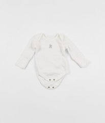 Bílé vaflové body s medvídkem NUTMEG