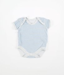Bielomodré pruhované body MATALAN