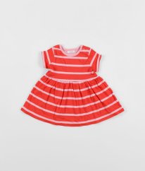 Červené proužkované šaty NEXT