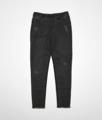 Šedé jegginy DENIM & CO