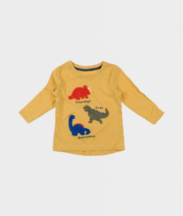 Žluté triko s dinosaury DUNNES