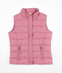 Růžová teplá vesta jaro/podzim BOARD ANGELS
