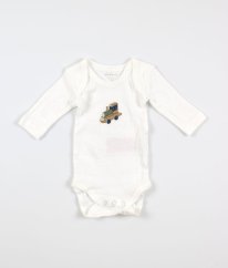 Bílé body z biobavlny s obrázkem NAME IT