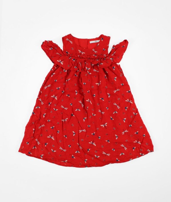 Červené šaty se spodničkou MARKS & SPENCER